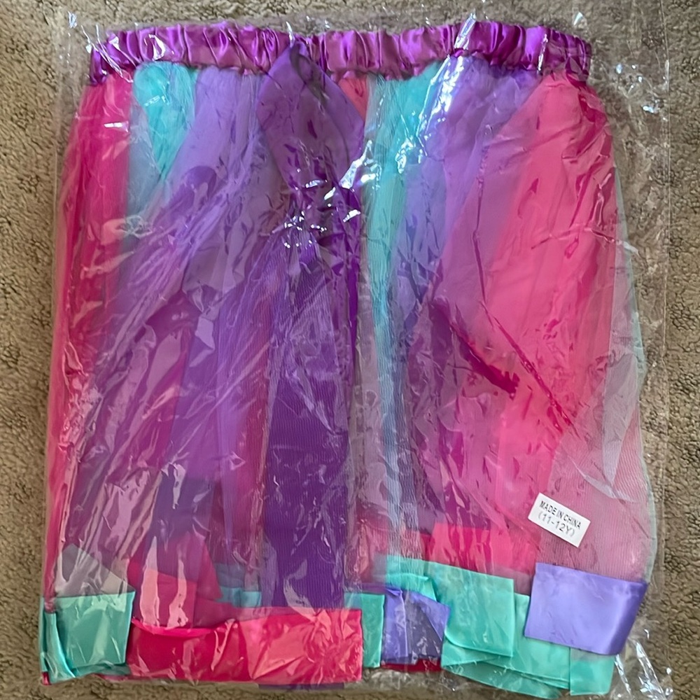 Purple and Pink Skirt